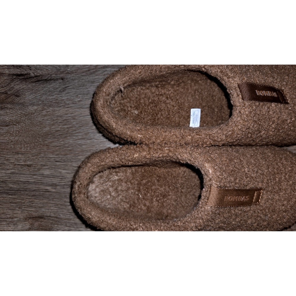 Bombas size 6 unday Slippers Fleece Camel Brown Slip On - Picture 5 of 7